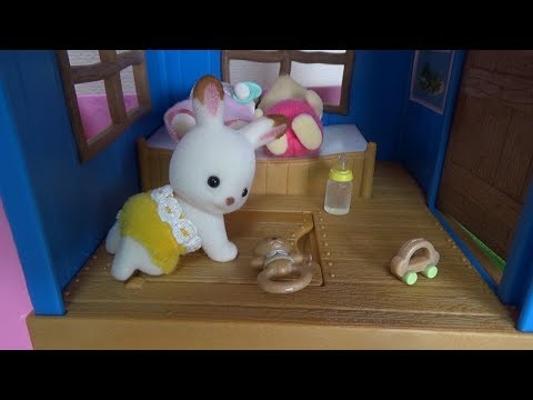 シルバニアファミリー 福袋 2018 開封 レビュー シカファミリー ショコラウサギ 赤ちゃん ラブラドール Sylvanian Families Calico Critters Unboxing