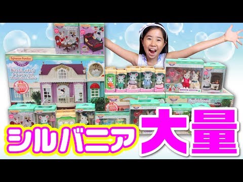 大量 の シルバニアファミリー で遊んだよ ✨ タウンシリーズ ☆ Saaaaaya