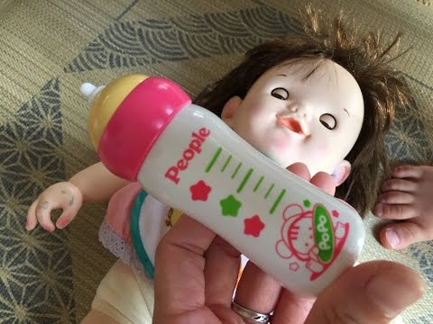 PoPo ☆Doll ☆Baby Bottle ☆ぽぽちゃん☆お世話☆哺乳瓶☆ミルク