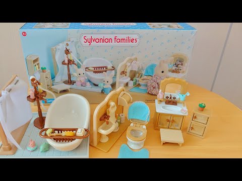 シルバニアファミリー バスルームセット お風呂 トイレ 洗面台 ミニチュア Sylvanian Families