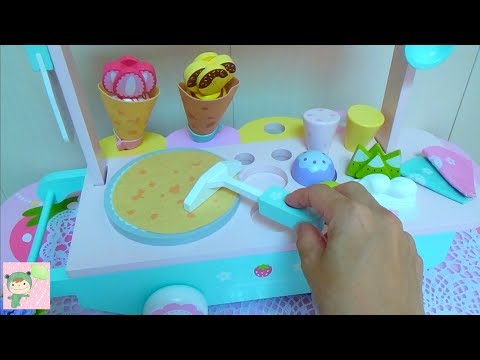 まってましたー✨マザーガーデンの新商品 クレープワゴン　かわいすぎ〜💗