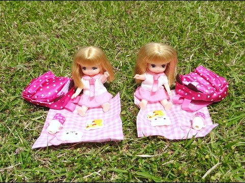 リカちゃん ミキちゃんマキちゃん えんそく / Licca-chan Doll Picnic Toy