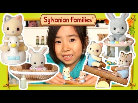 シルバニアファミリー　赤ちゃんハウス　ゆりかご　歩行器　シーソー　おまる Sylvanian Families Baby Series ☆ Saaaaaya