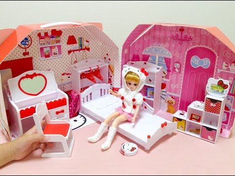 リカちゃん ハローキティだいすき リカちゃんのおへや / Licca-chan Doll Hello Kitty House