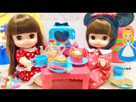 レミン&amp;ソラン スイートティーパーティーセット アリス オーブンレンジ / Remin &amp; Solan Doll Alice Sweet Tea Party Playset