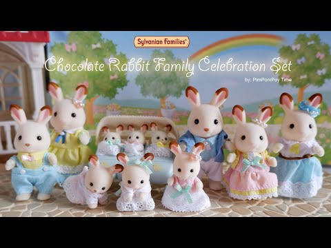 Sylvanian Families 35th Chocolate Rabbit Family Celebration Set ショコラウサギファミリーセレブレーションセット