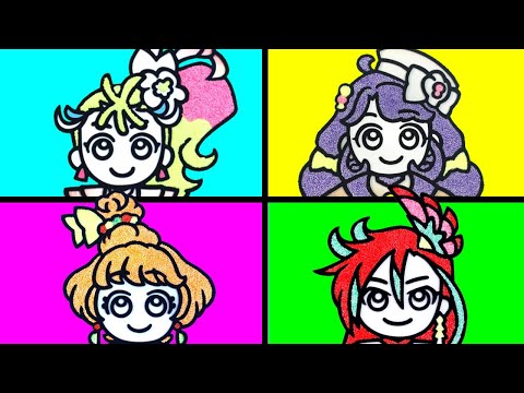 トロピカル～ジュ！プリキュア　まじっく粘土ぬりえまとめ