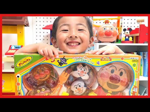 お料理ごっこ！アンパンマンおもちゃお弁当セットで遊びました！キッチンおままごと pretend play Anpanman kitchen toy KohaTai Channel